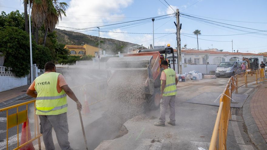 L´Alfàs amplía las obras de captación de aguas pluviales en El Albir para evitar inundaciones
