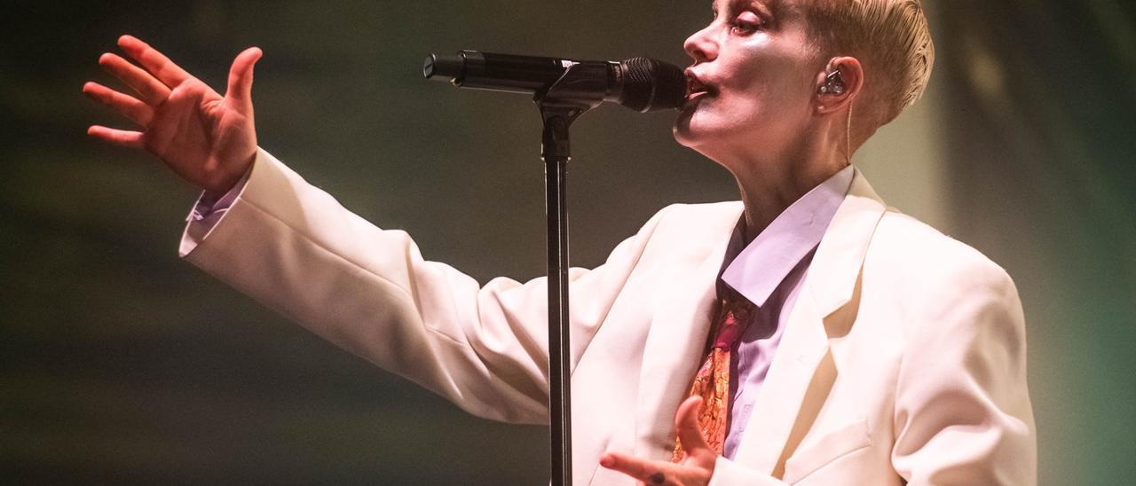 Fever Ray, durante su concierto en el Sónar, la madrugada del viernes al sábado