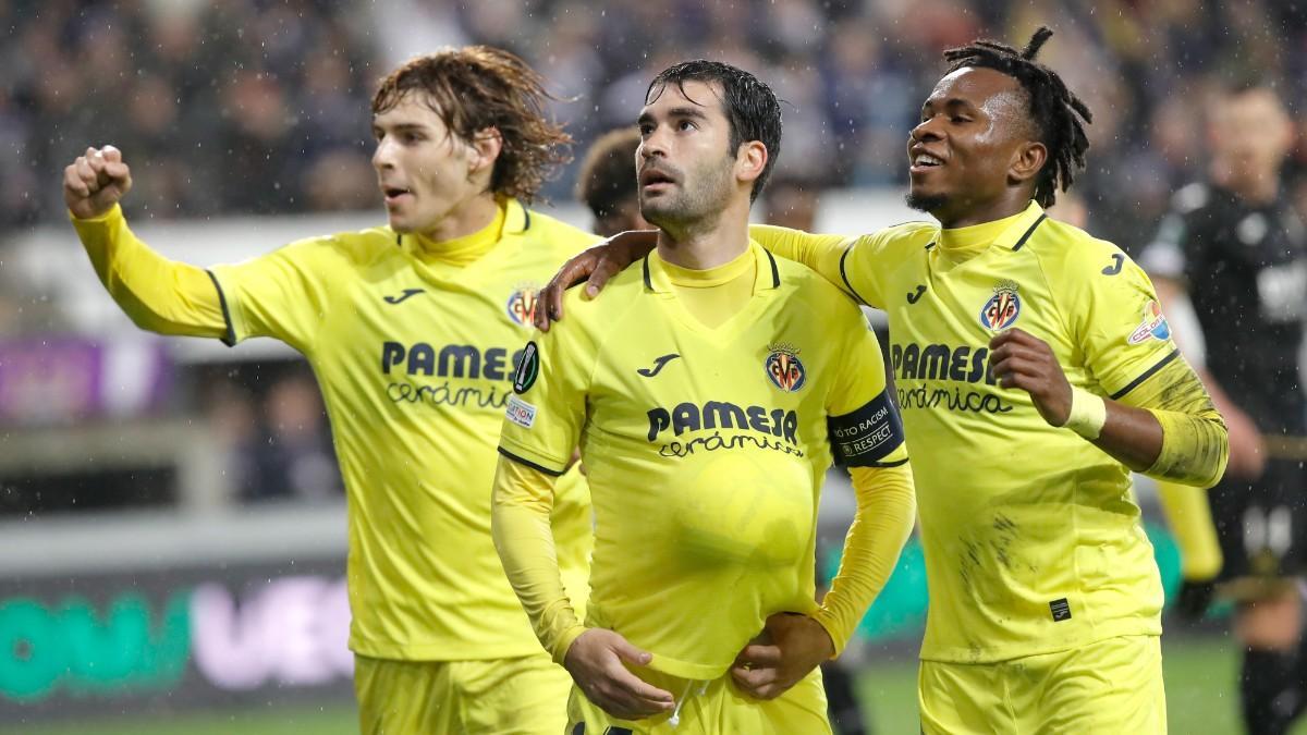 Resumen, goles y highlights del Anderlecht 1 - 1 Villarreal de la ida de octavos de final de la Conference League