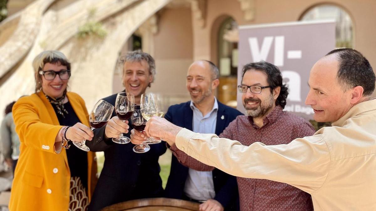 Moment de la presentació de la 5a Fira del Vi del Bages