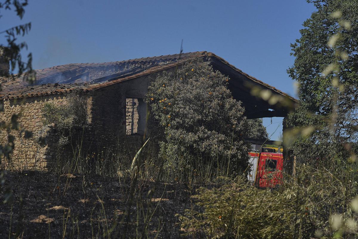 Les imatges de l'incendi de Vilavenut Les imatges de l'incendi de Vilavenut