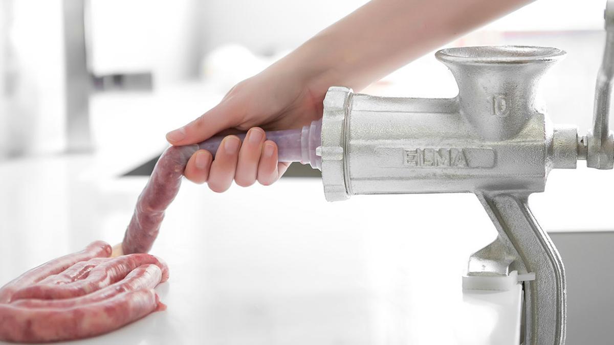 Una máquina para hacer chorizos parecida a la del accidente de Silleda