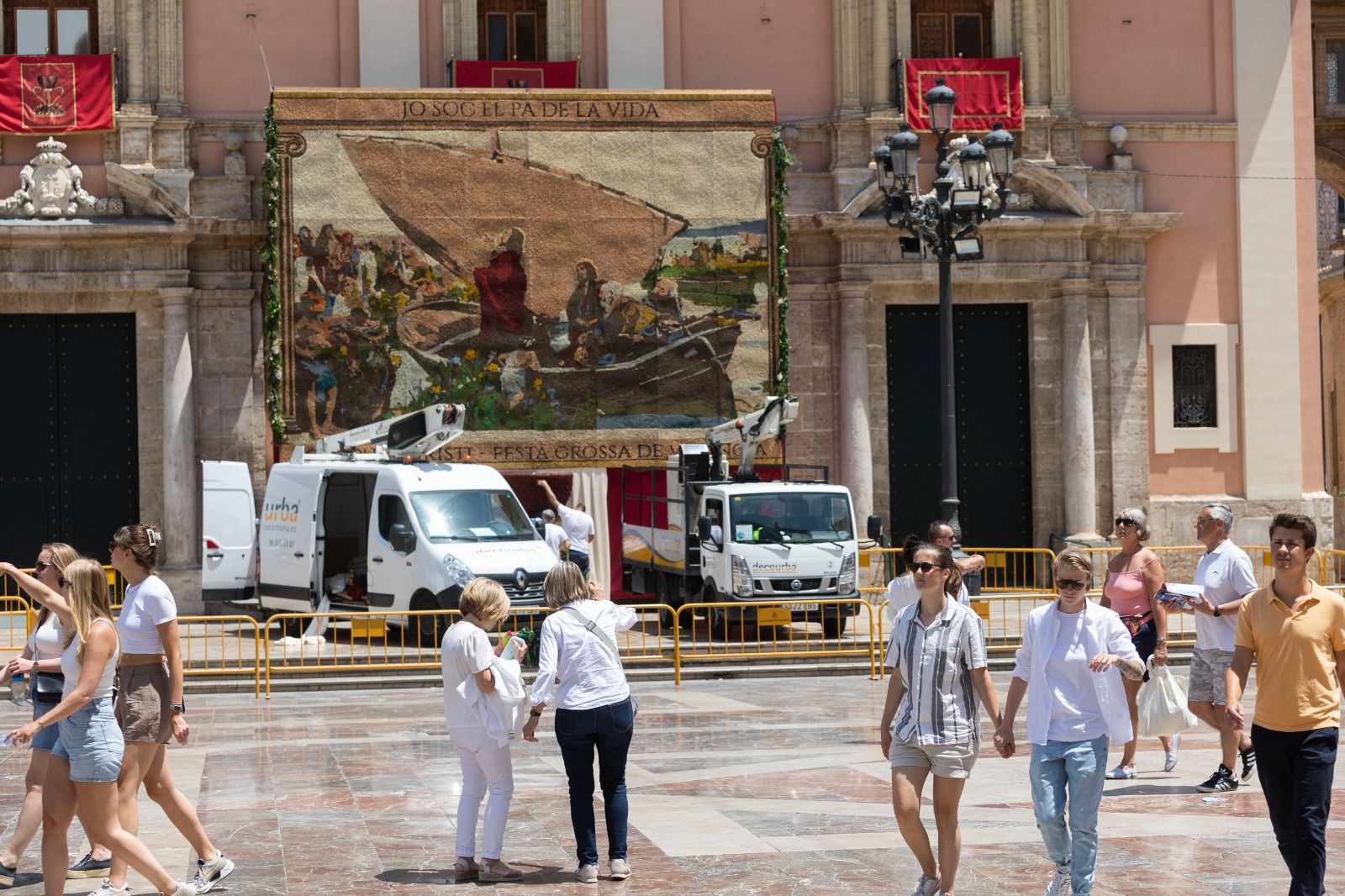 El tapiz del Corpus de València, al detalle