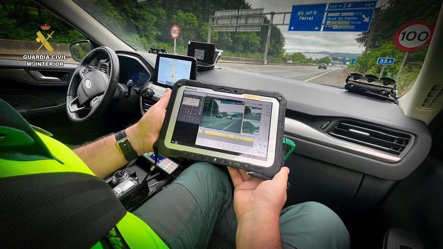 Interceptado a 219 km/h en Ferrol y con el carné retirado