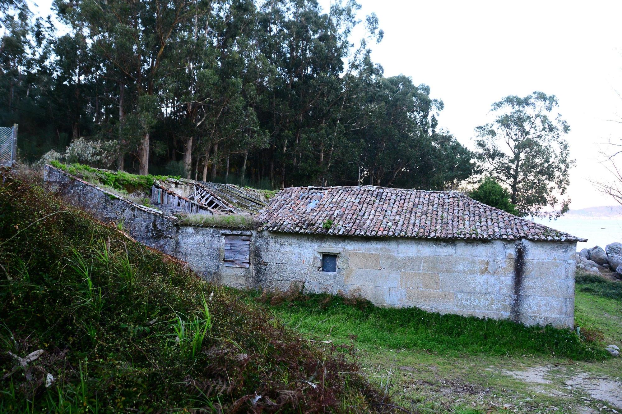 La salazón de Mourisca, en Bueu. Su estado antes de la restauración