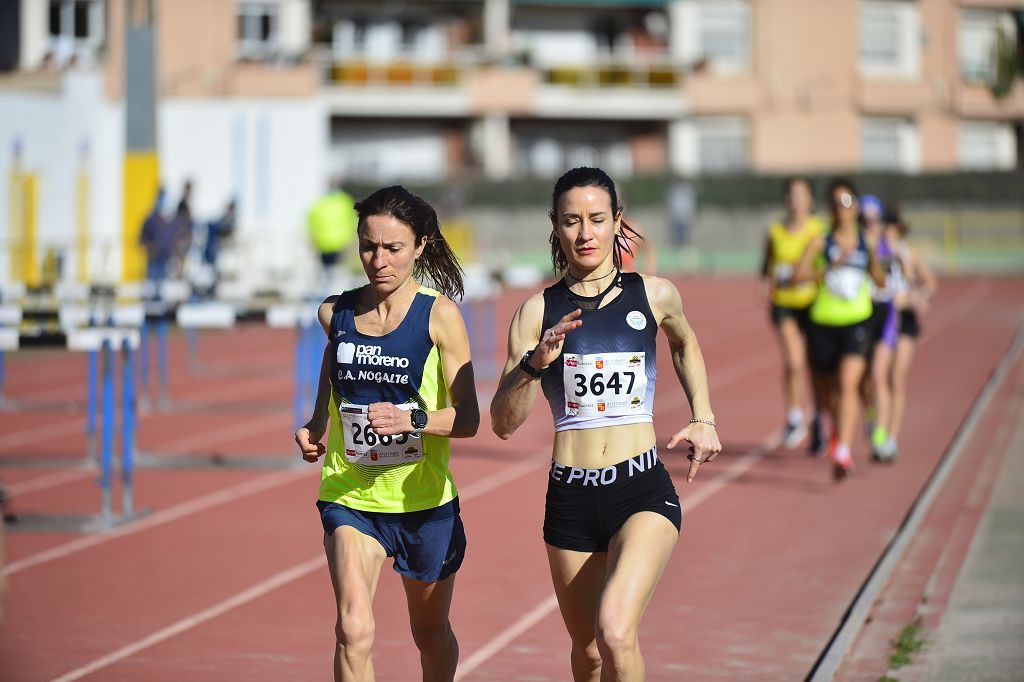 Atletismo nacional Máster sábado en la pista de Atletismo de Cartagena