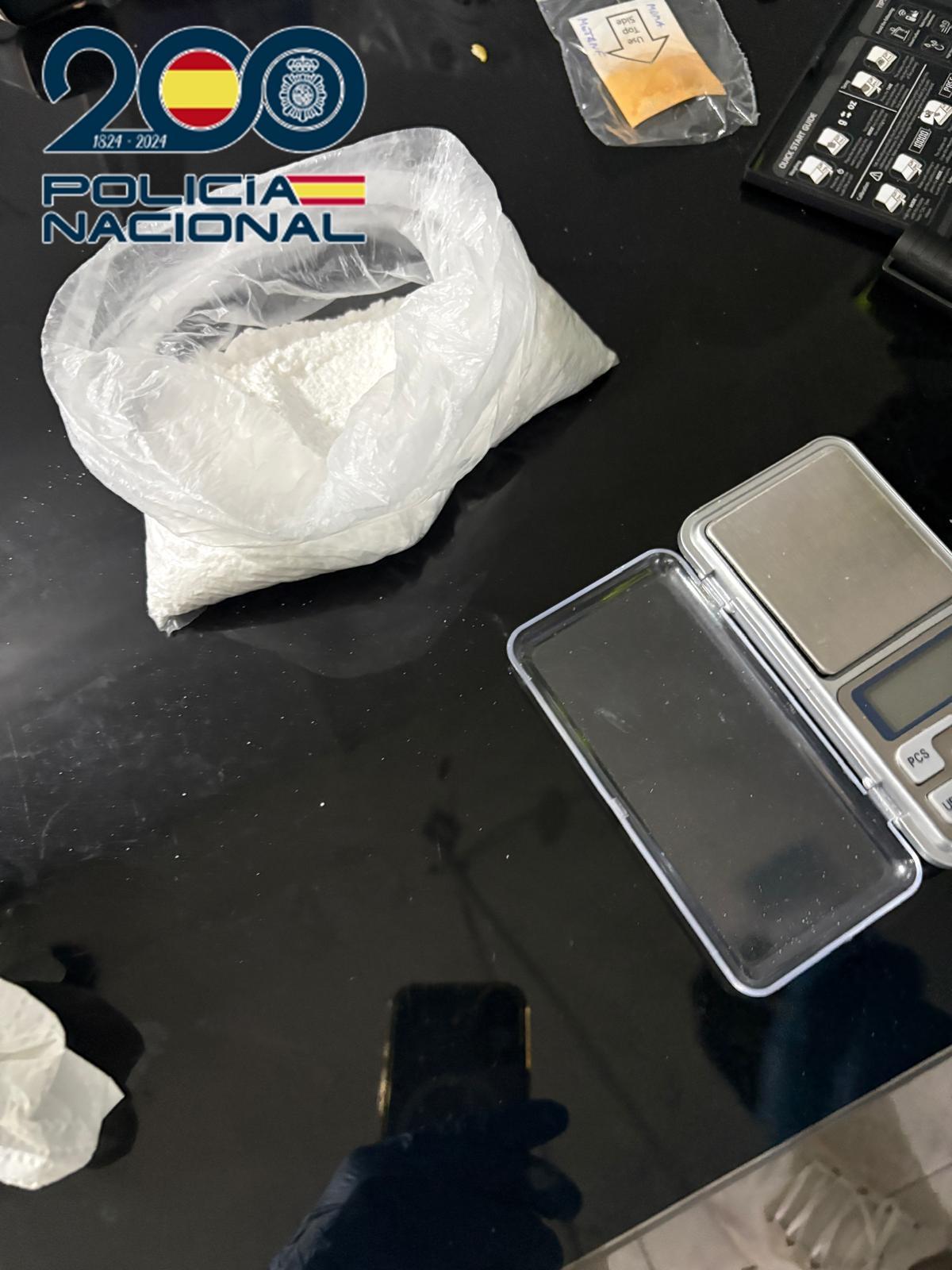 Sustancias intervenidas en el inmueble.