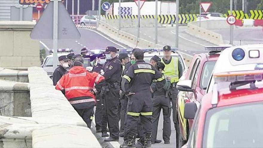 Las víctimas de accidentes de tráfico bajan un 85% en Castellón por el confinamiento