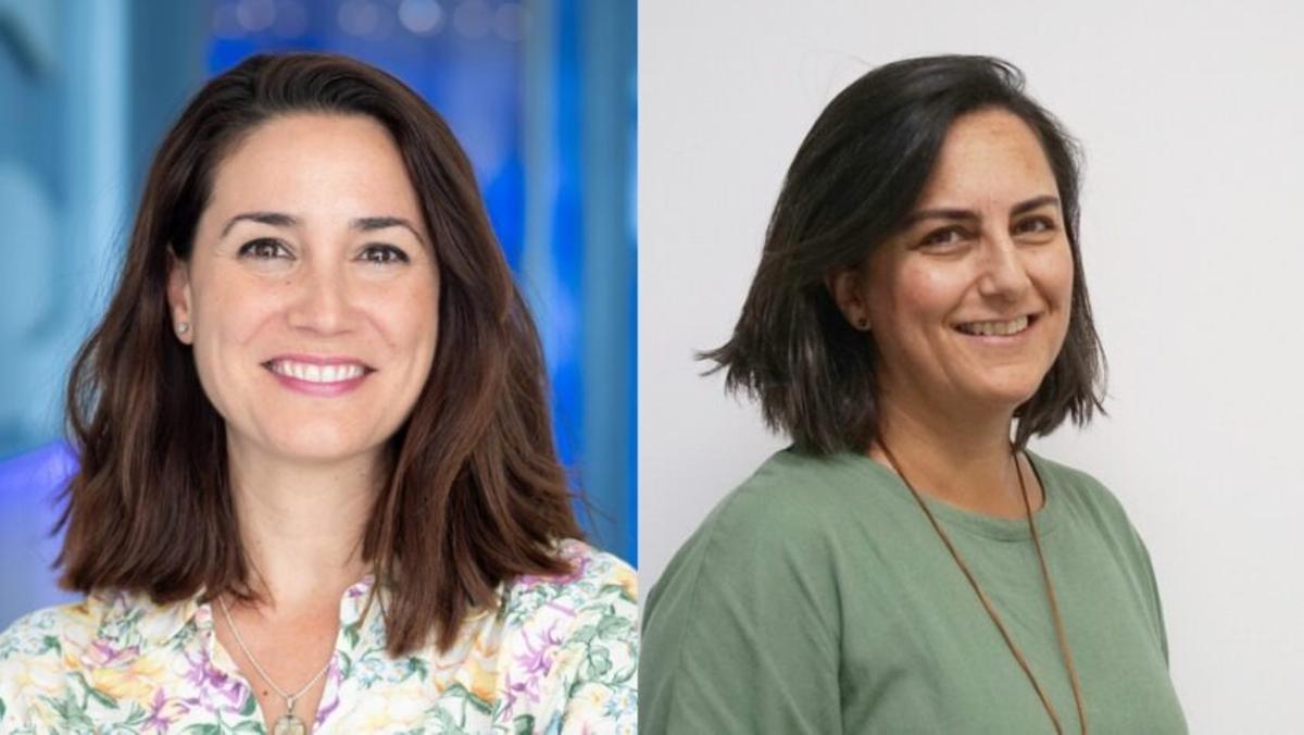 Premiadas Patricia Gallego y Lourdes del Pino.