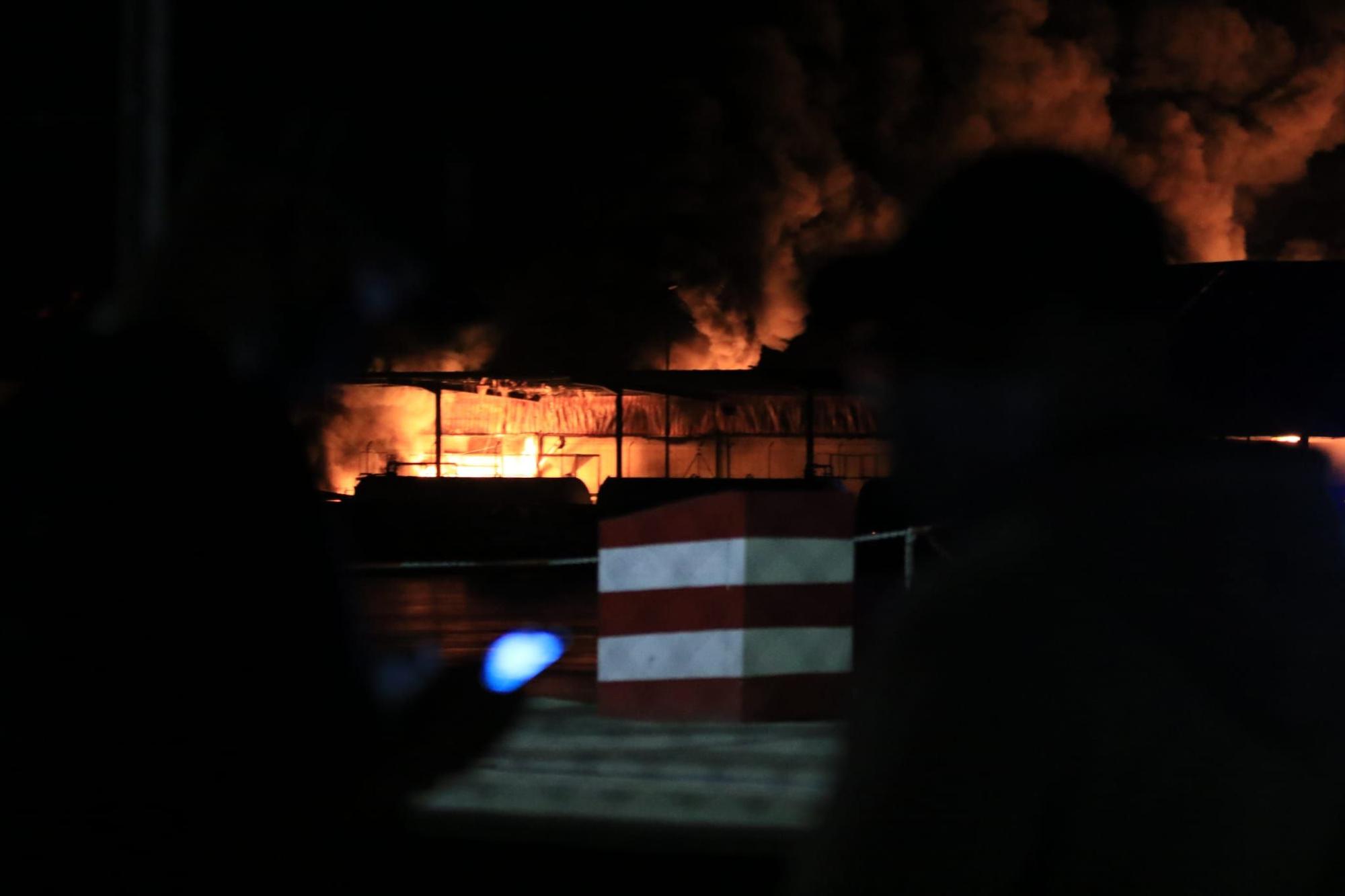 Incendio en las instalaciones de Cobadu en Zamora