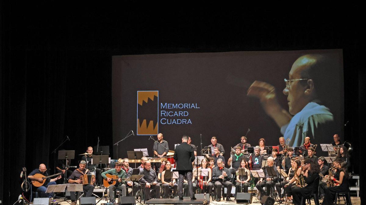 El concert de Patum Memorial Ricard Cuadra es va celebrar dissabte al Teatre Municipal de Berga davant la previsió de pluja