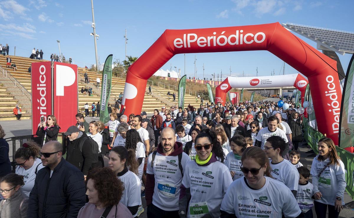 Barcelona corre contra el cáncer en el Fòrum