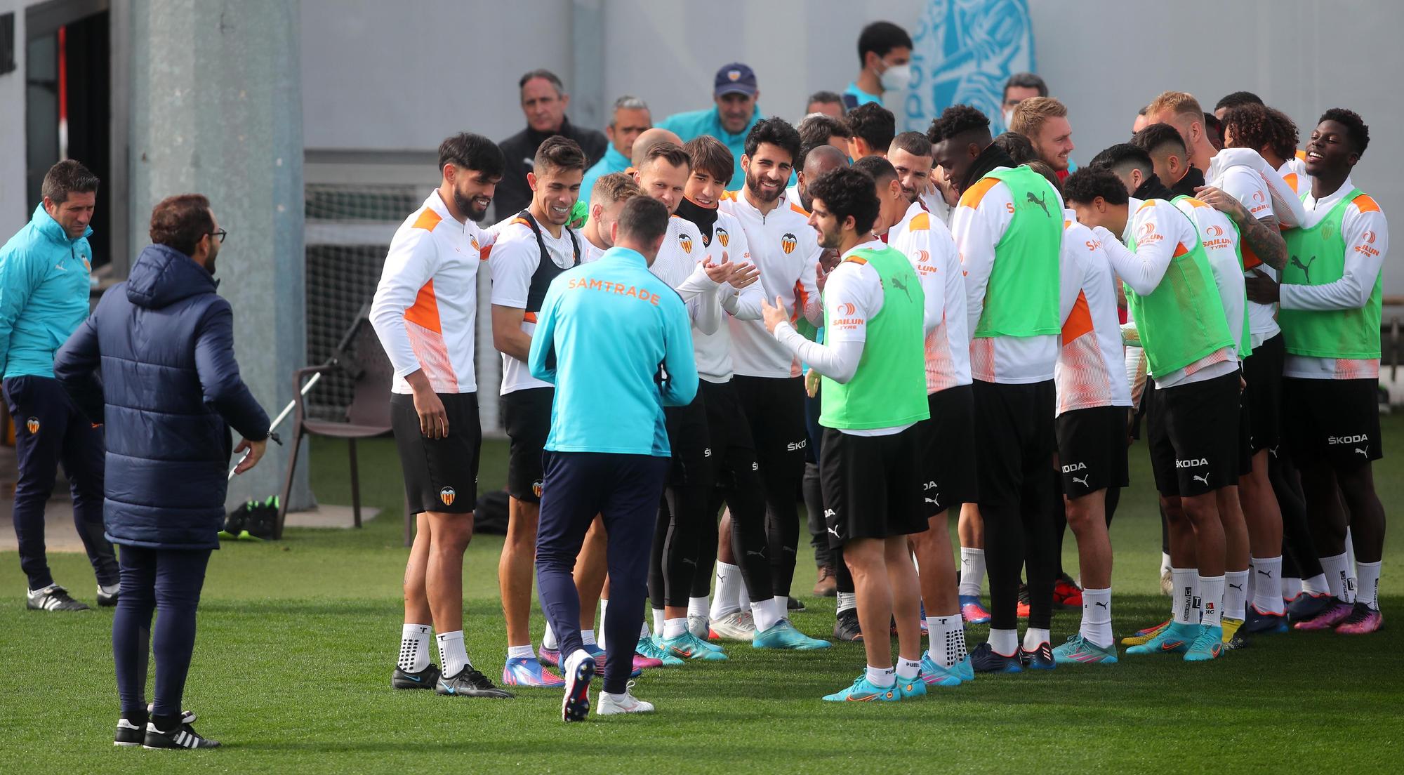 Así ha sido el entrenamiento del Valencia CF de hoy