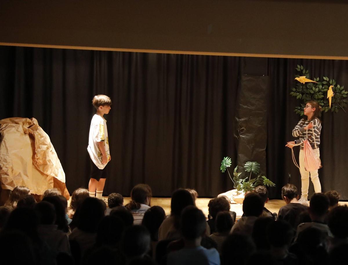 Un momento de la representación.