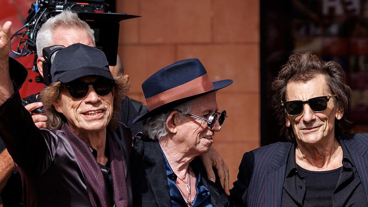 Los Rolling Stones, el pasado septiembre, en la primera presentación del disco en Londres.