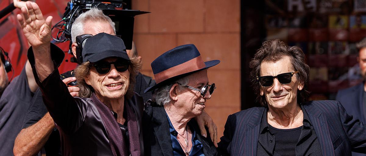 Los Rolling Stones, el pasado septiembre, en la primera presentación del disco en Londres.