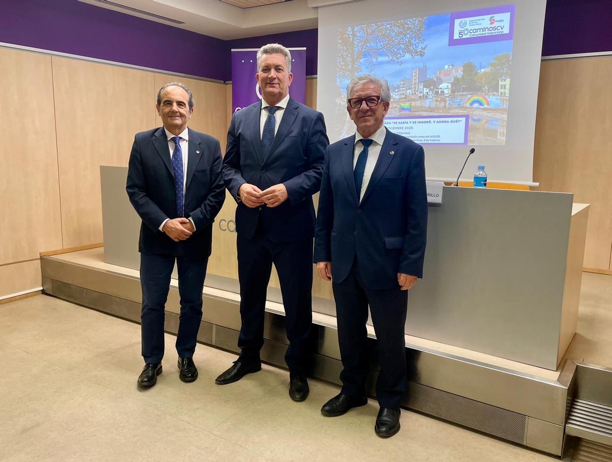 Miguel Ángel Carrillo con Vicente Martínez Mus y Javier Machi