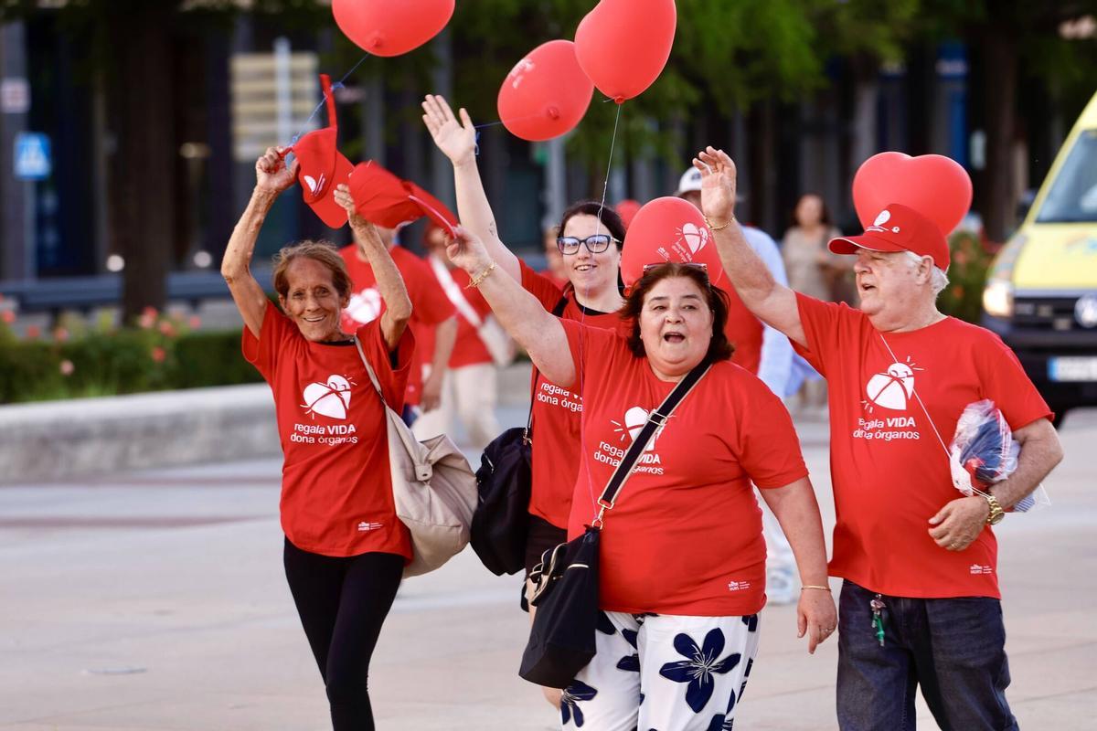 Córdoba. La Marcha por la donación centra el cuarto día de la Semana de la Donación. El Hospital Universitario Reina Sofía