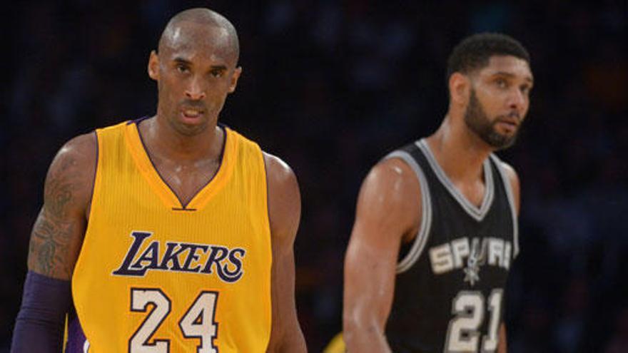 Kobe Bryant, durante el partido contra los Spurs.