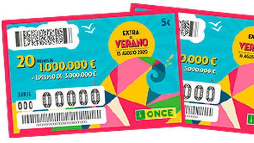 El Sorteo Extraordinario de Verano de la ONCE deja un millón de euros en Canarias