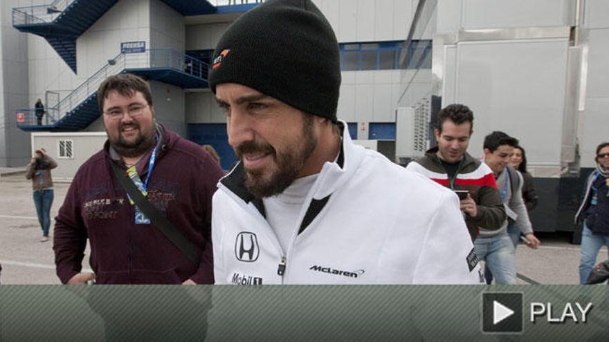 Alonso recuerda &quot;una dirección pesada&quot; antes del accidente