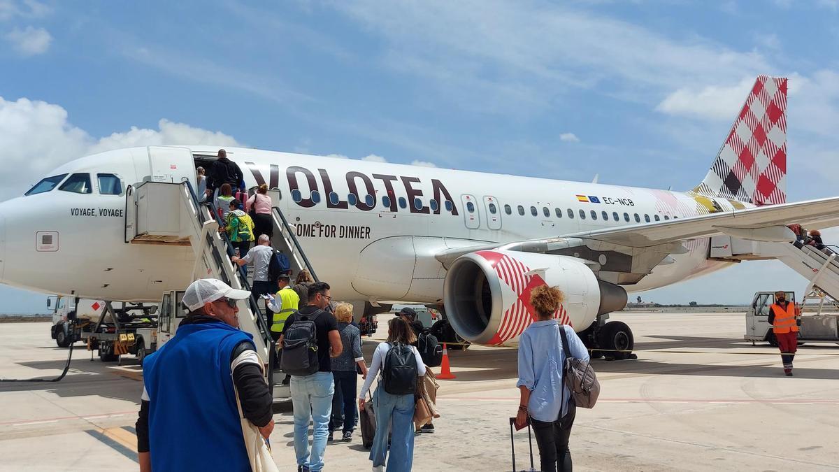 Avión de Volotea a Madrid
