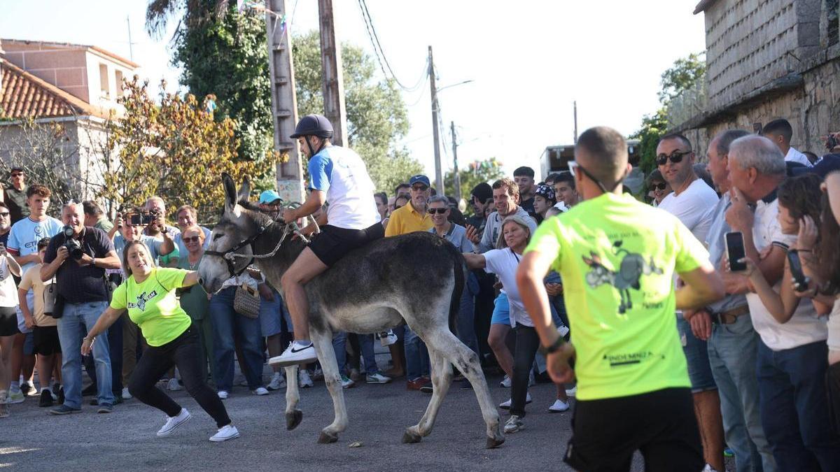 Un momento de la carrera de San Miguel de Deiro.