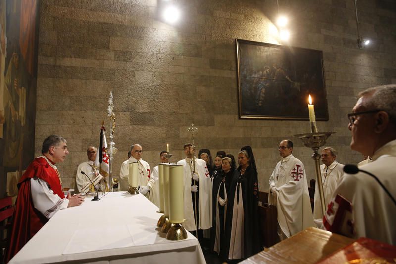 La Orden del Santo Sepulcro de Jerusalén tomó posesión de la Colegiata de san Bartolomé