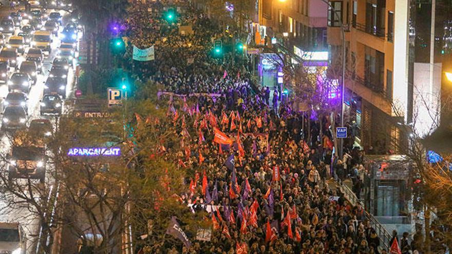 Imagen de archivo de la manifestación del 8 de marzo de 2018