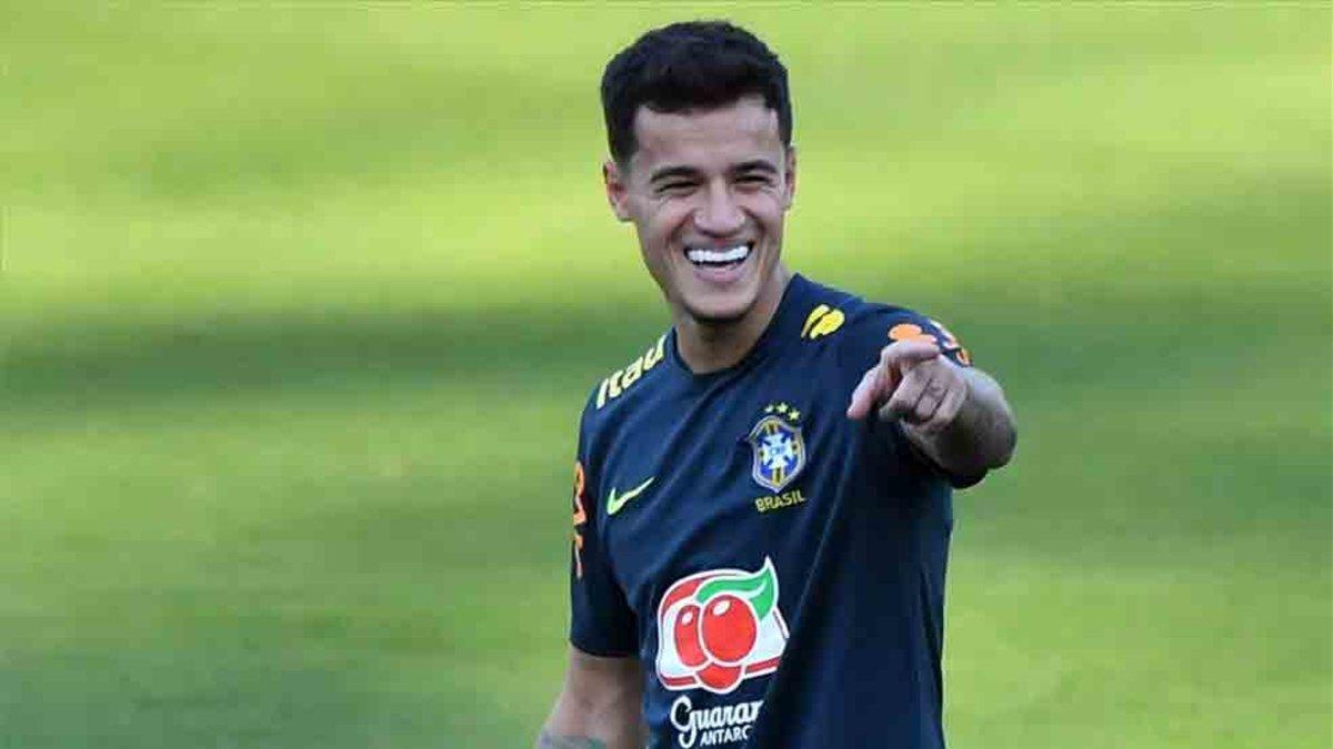 Coutinho juega la final de la Copa América