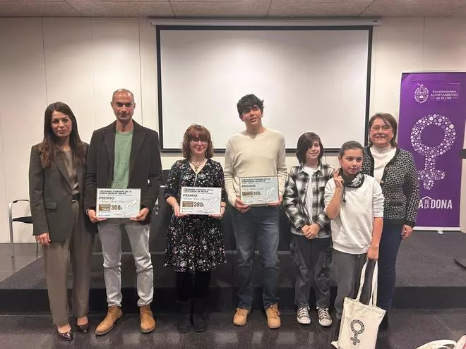 Estos son los premiados en el Certamen Literario de la Concejalía de Mujer en Elche