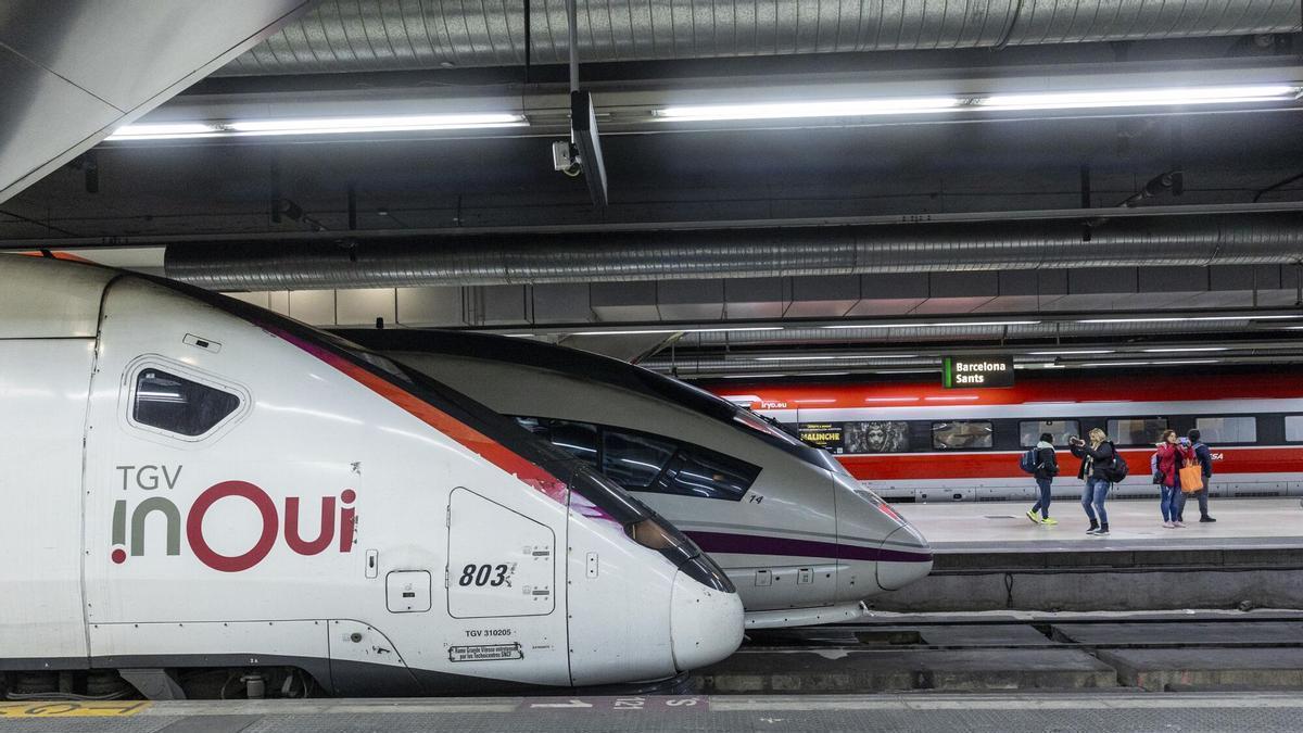 Un incendio en Cornellà obliga a cortar los trenes de alta velocidad entre Barcelona y Tarragona durante una hora