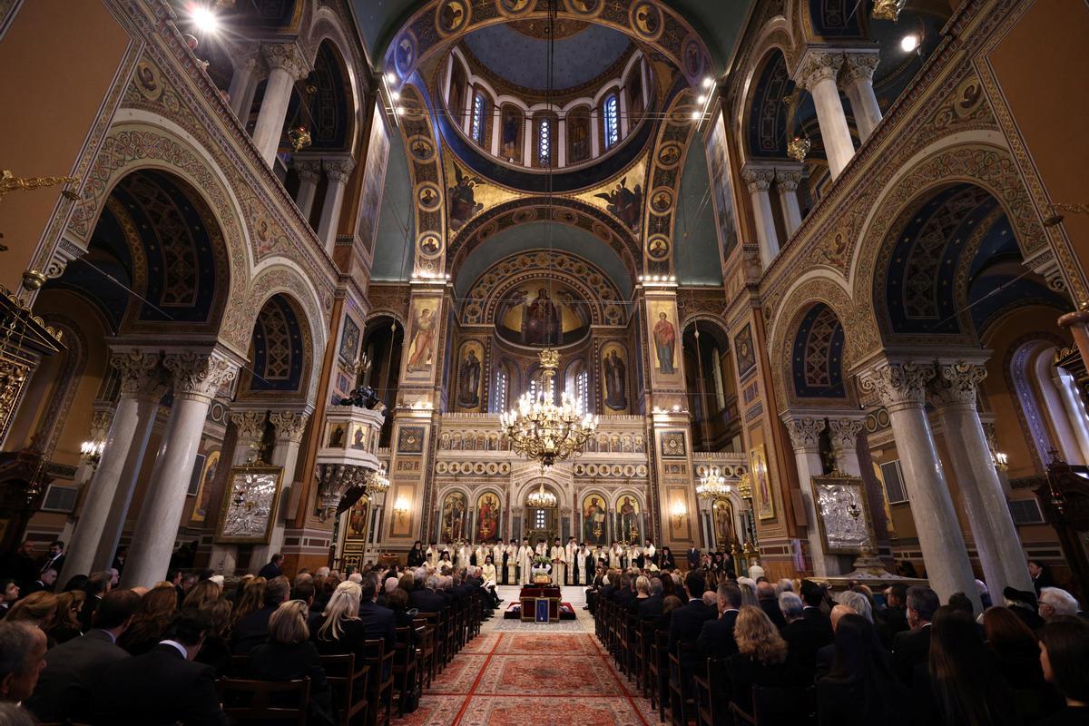 Funeral del rey Constantino de Grecia en Atenas