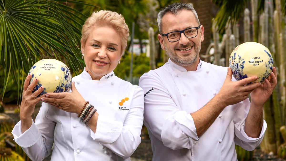 Susi Díaz (La Finca) y Pedro Sánchez (Bagá), nuevos tres soles Repsol.