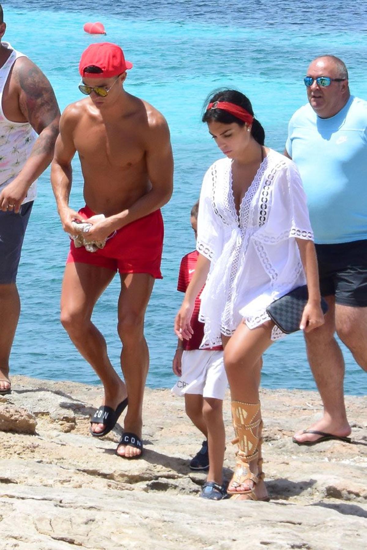 Cristiano Ronaldo y Georgina Rodríguez disfrutan de sus vacaciones en Formentera