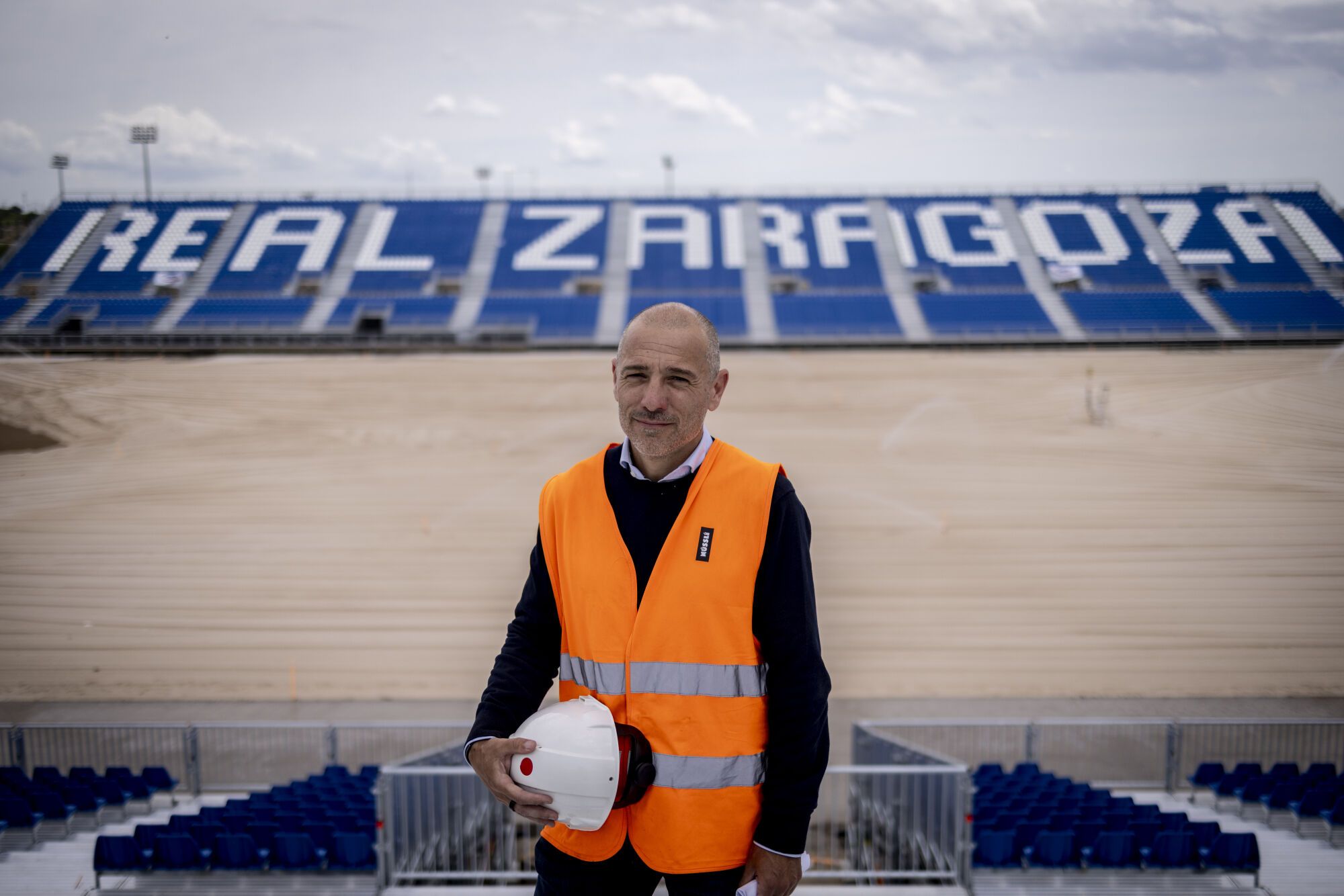 VISITA TECNICA AL ESTADIO MODULAR DEL REAL ZARAGOZA - LLUIS HERRERO CEO DE NUSSLI