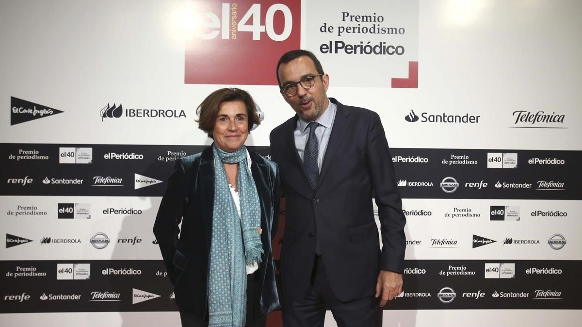 Ángela Santamaría y Joan Alegre.