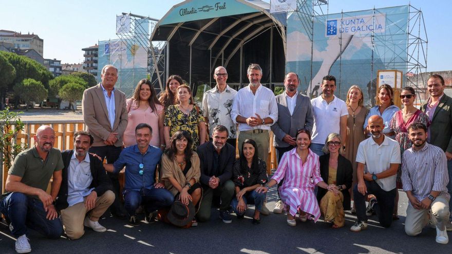 El apoyo público y privado estuvo representado en la
presentación oficial del festival. | Iñaki Abella