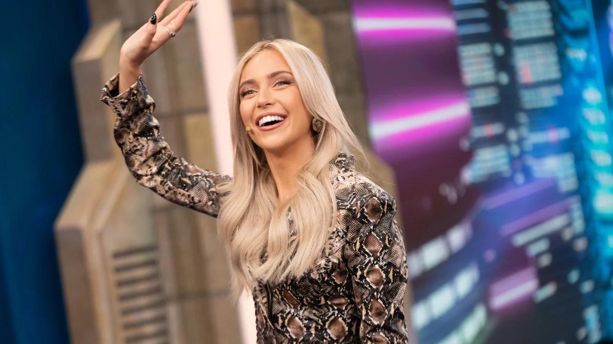 Ana Mena en su última visita a 'El Hormiguero'.