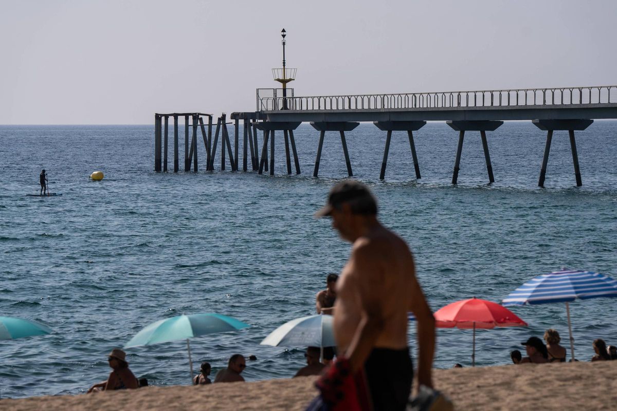 La playa de Badalona, en una imagen de archivo La playa de Badalona, en una imagen de archivo