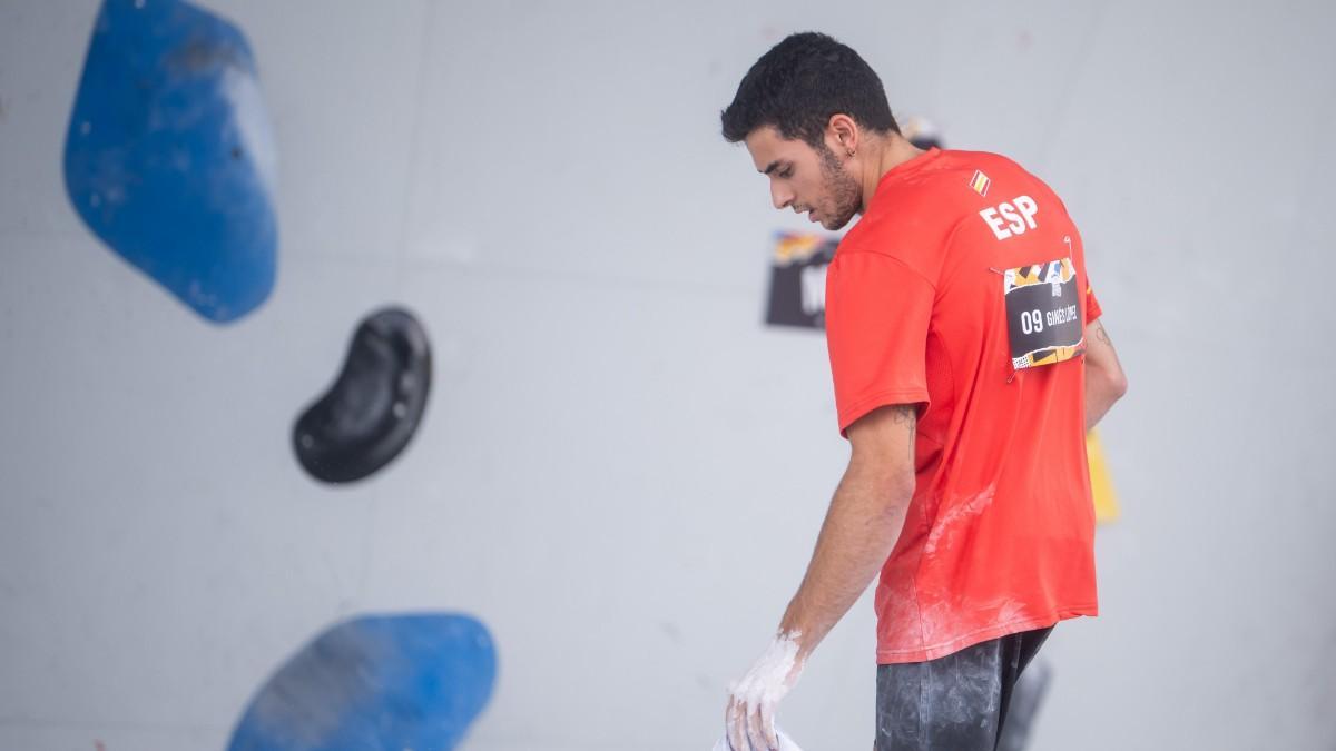 Alberto Ginés, durante su prueba