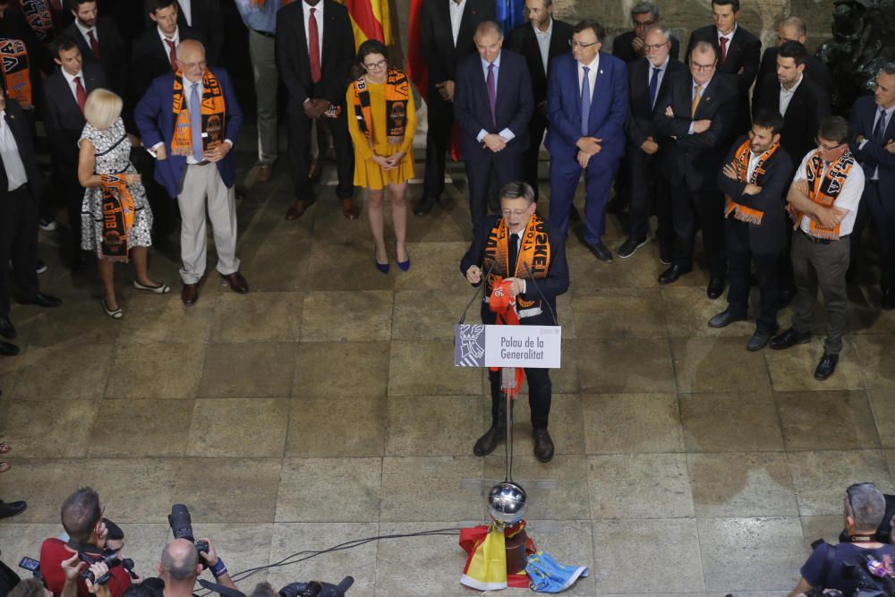 Actos de celebración del Valencia Basket