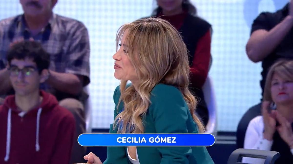 Cecilia Gómez en 'Pasapalabra'