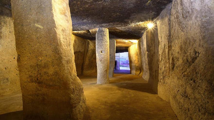 El dolmen de Menga es uno de los bienes que conforman la candidatura del Sitio.