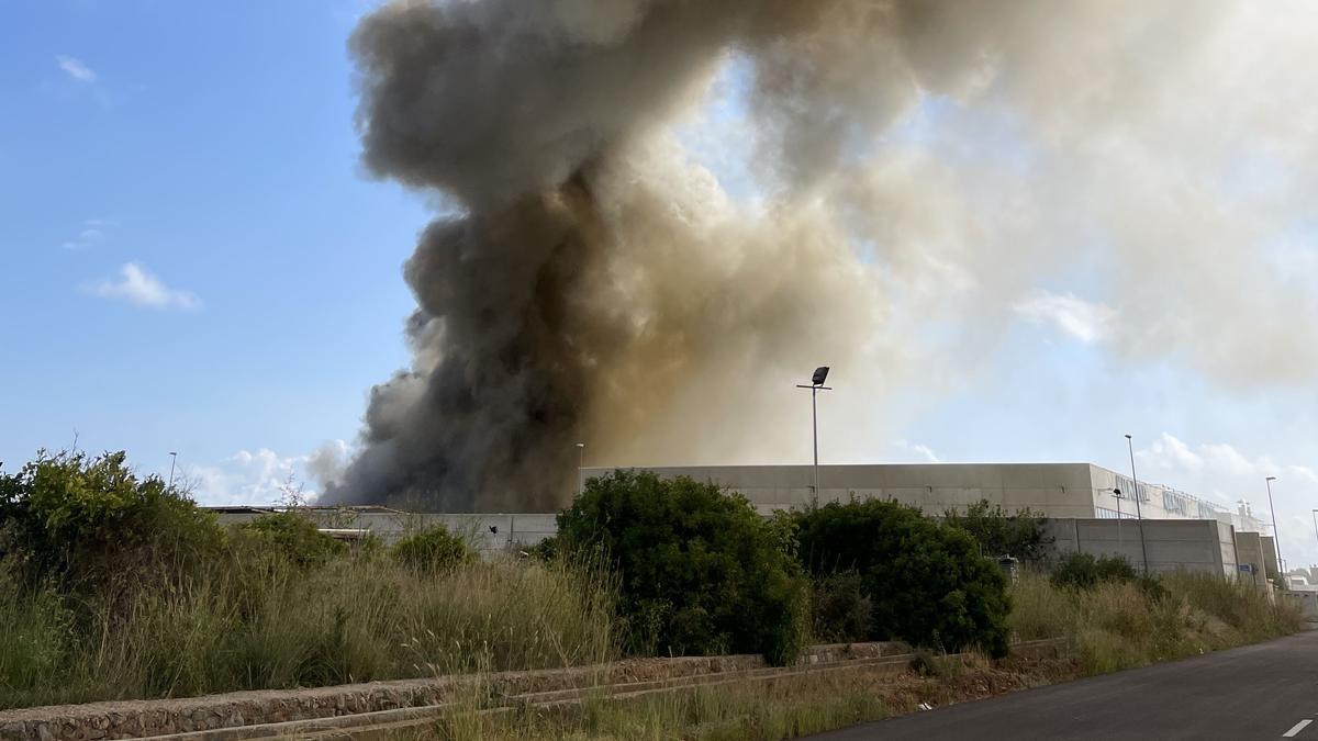 Incendio en Orpesa