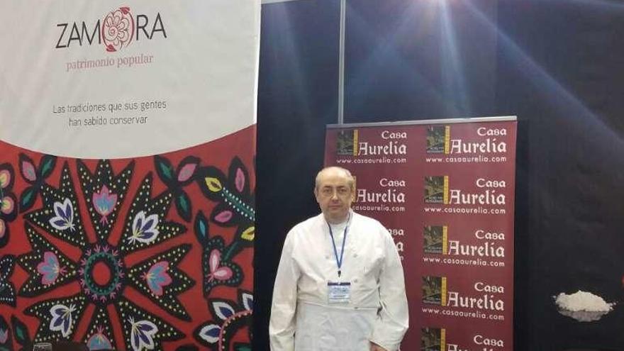 El expositor de Zamora en la feria gastronómica de Orense.