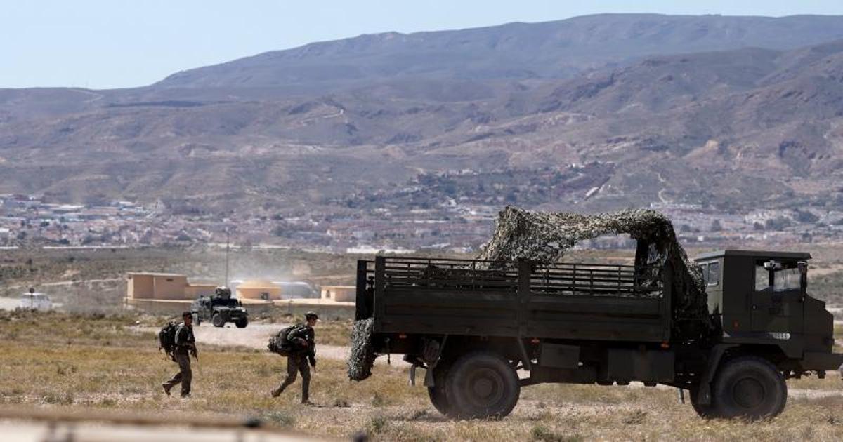la Campaña de Experimentación Táctica de drones del Ejército se lleva a cabo en la base almeriense de la Legión