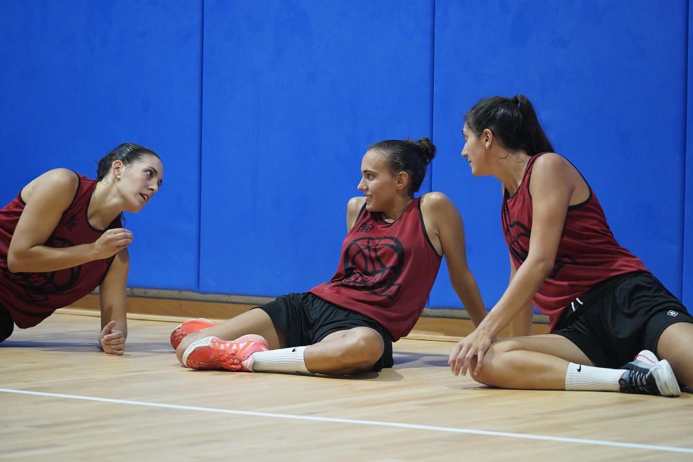 Primer entrenament grupal de l'Spar Girona