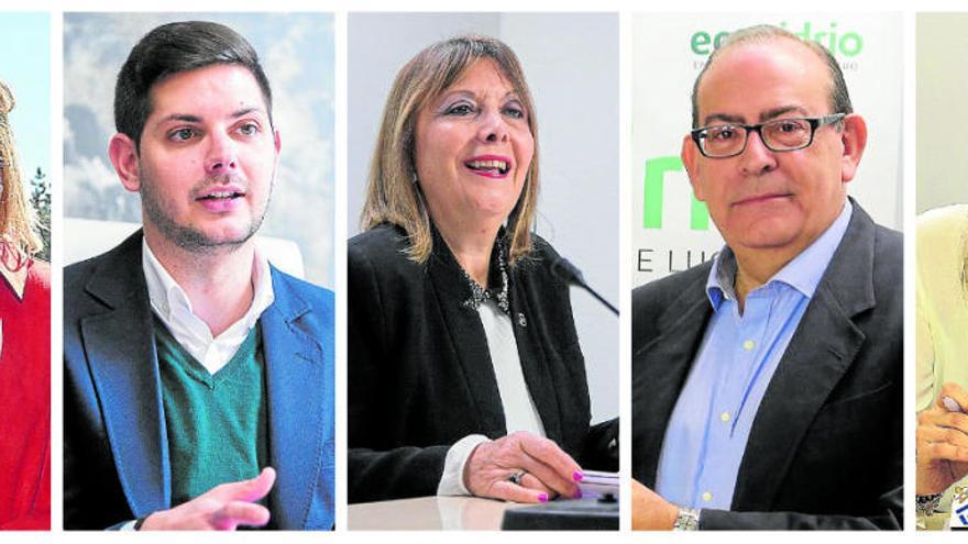 Prieto, Picornell, Liduvina, Mascarell y Lydia, en puestos de salida del PSPV-PSOE de Gandia