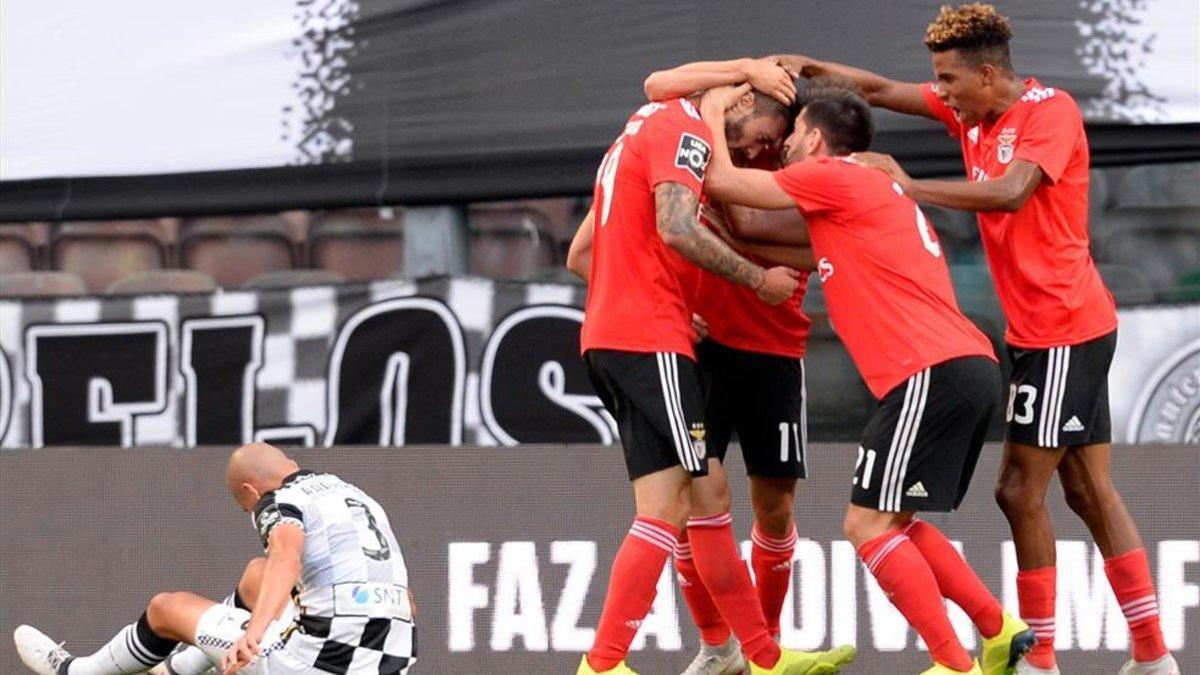 El Benfica celebró la segunda victoria en la Liga NOS